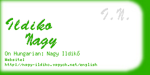 ildiko nagy business card