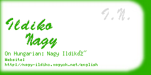 ildiko nagy business card